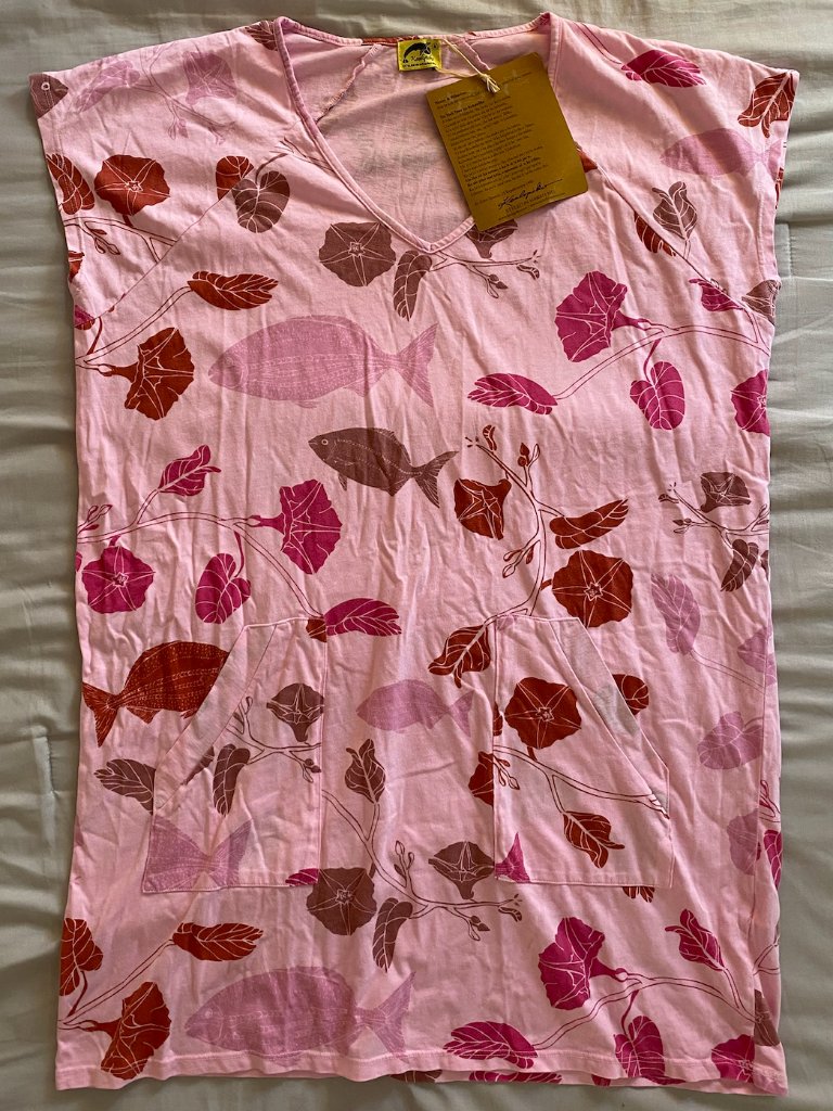 Kealopiko Nenue & Pohuehue 10 X Tomorrow Collab Pink Dress
